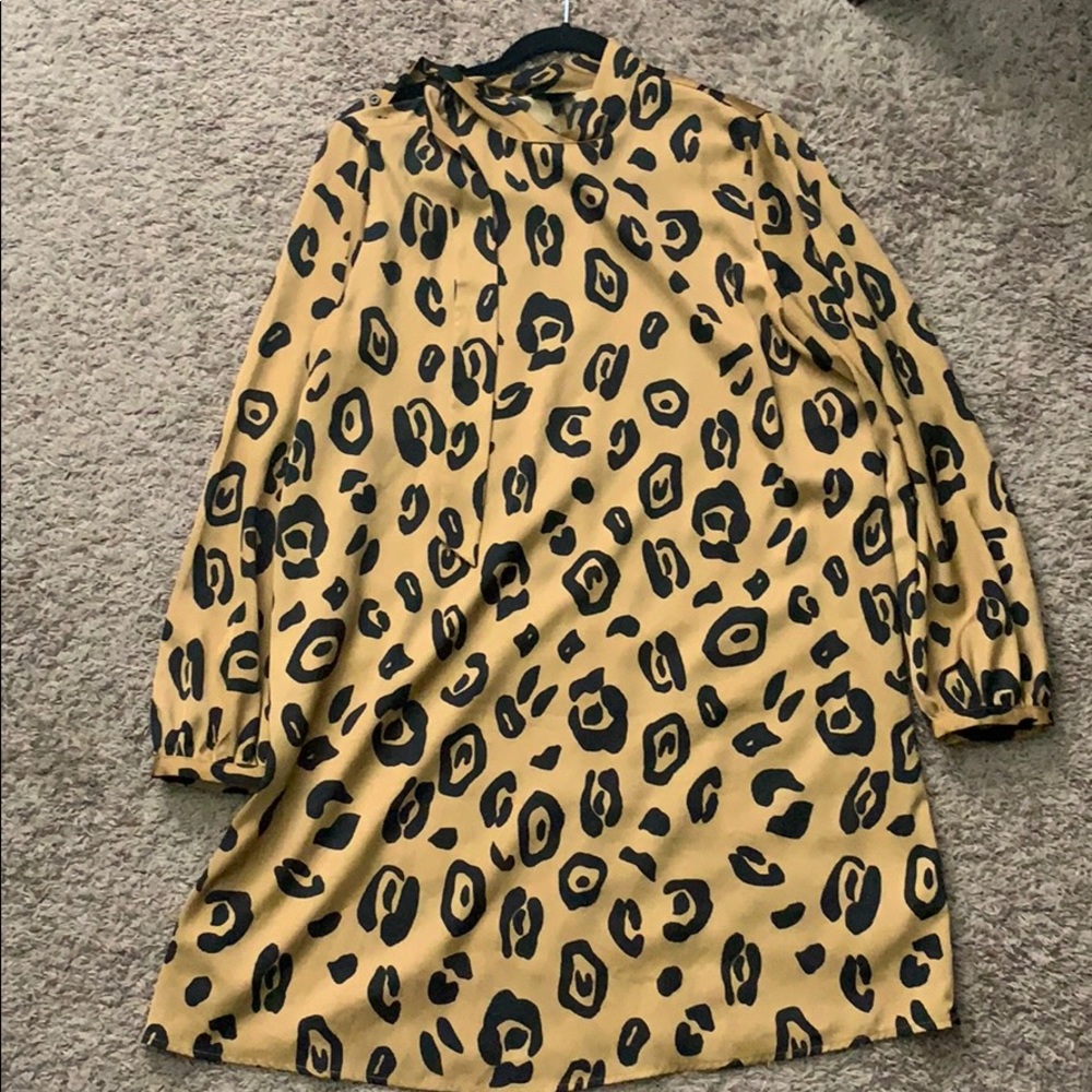 Who what wear dress. Leopard print.